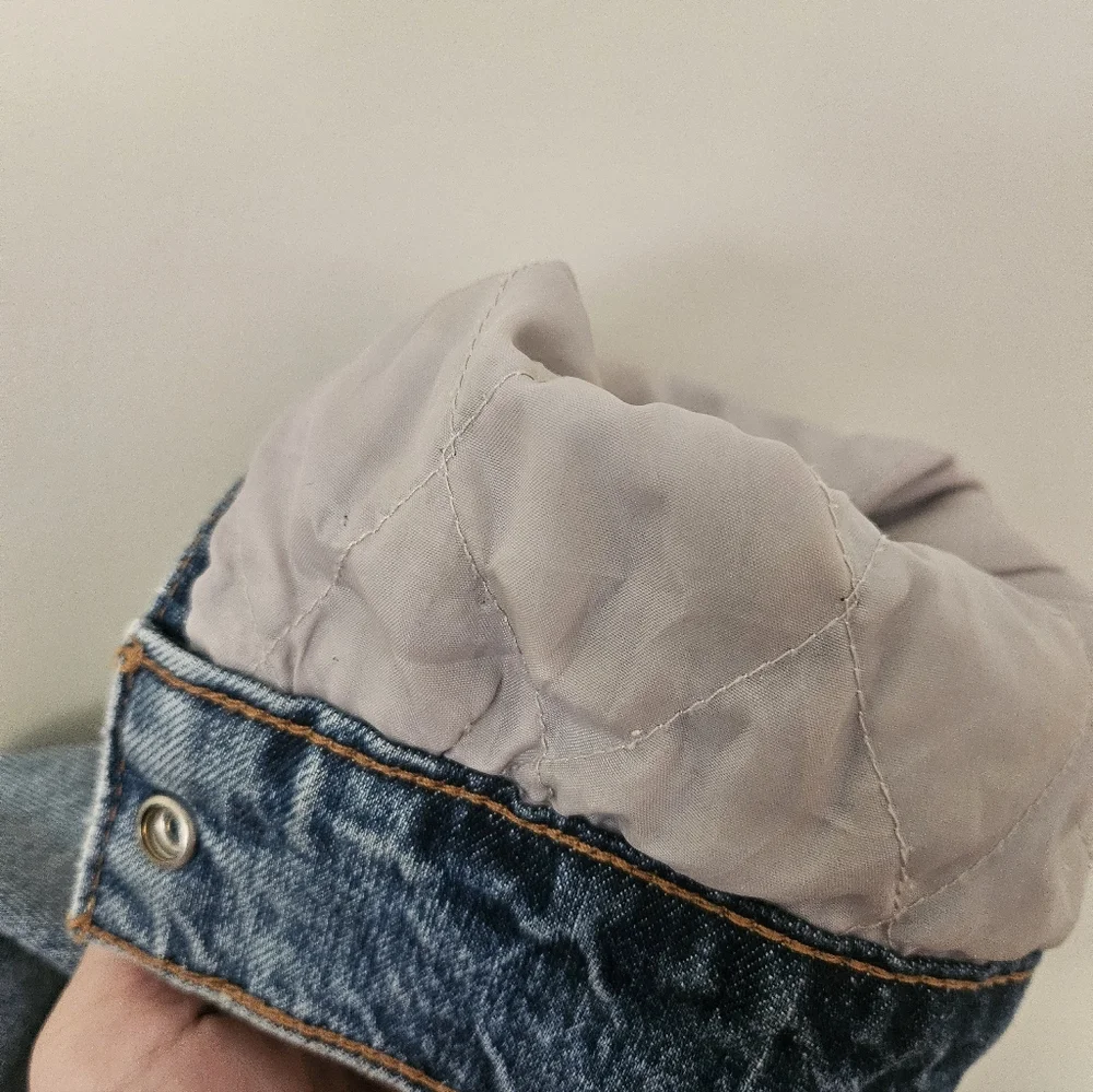 ๐Lucky Brand Classic Trucker Denim Jacket - Womens Sz XL Sherpa - Picture 5 of 5